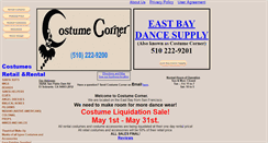 Desktop Screenshot of costume-corner.com